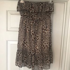 Leopard print dress